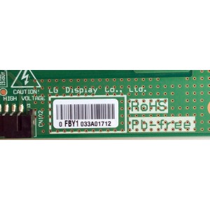 LED DRIVER / LG 6917L-0033A / KLS-E550IMP-16 / 033A / REV:0.6.0 / MODELOS 55LX6500-UB / 55LX6500-UB.AUSWLJR / 55LV530-UA.AUSWLHR / PANEL LC550EUC-SCA1